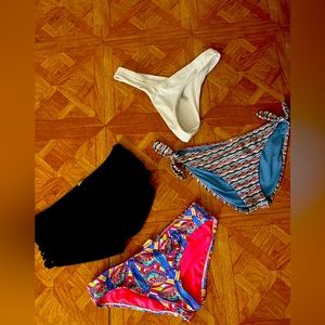 Women’s bathing suit bottoms.